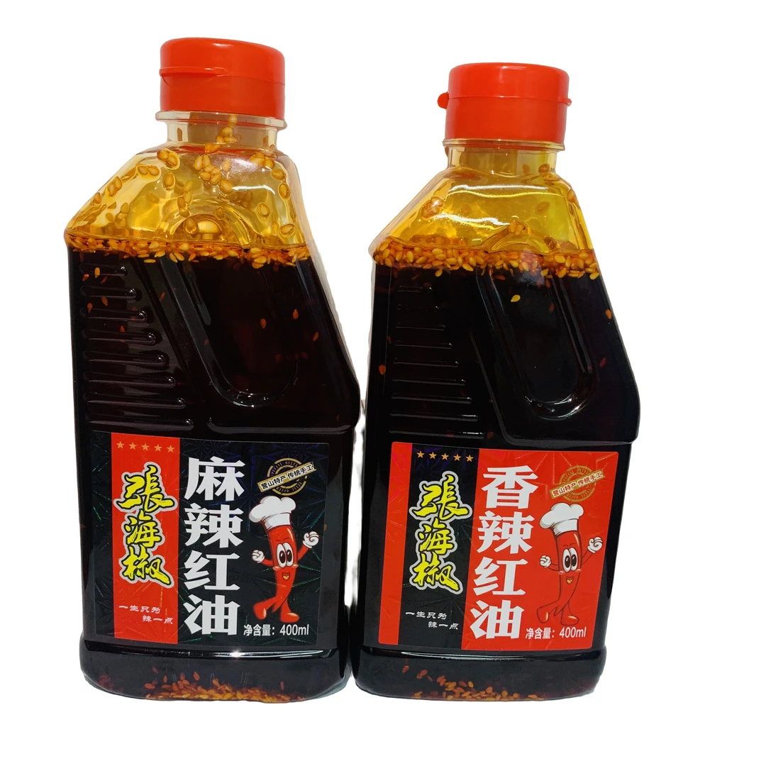 张海椒400ML麻辣香辣红油拌菜凉皮油泼辣子辣椒油