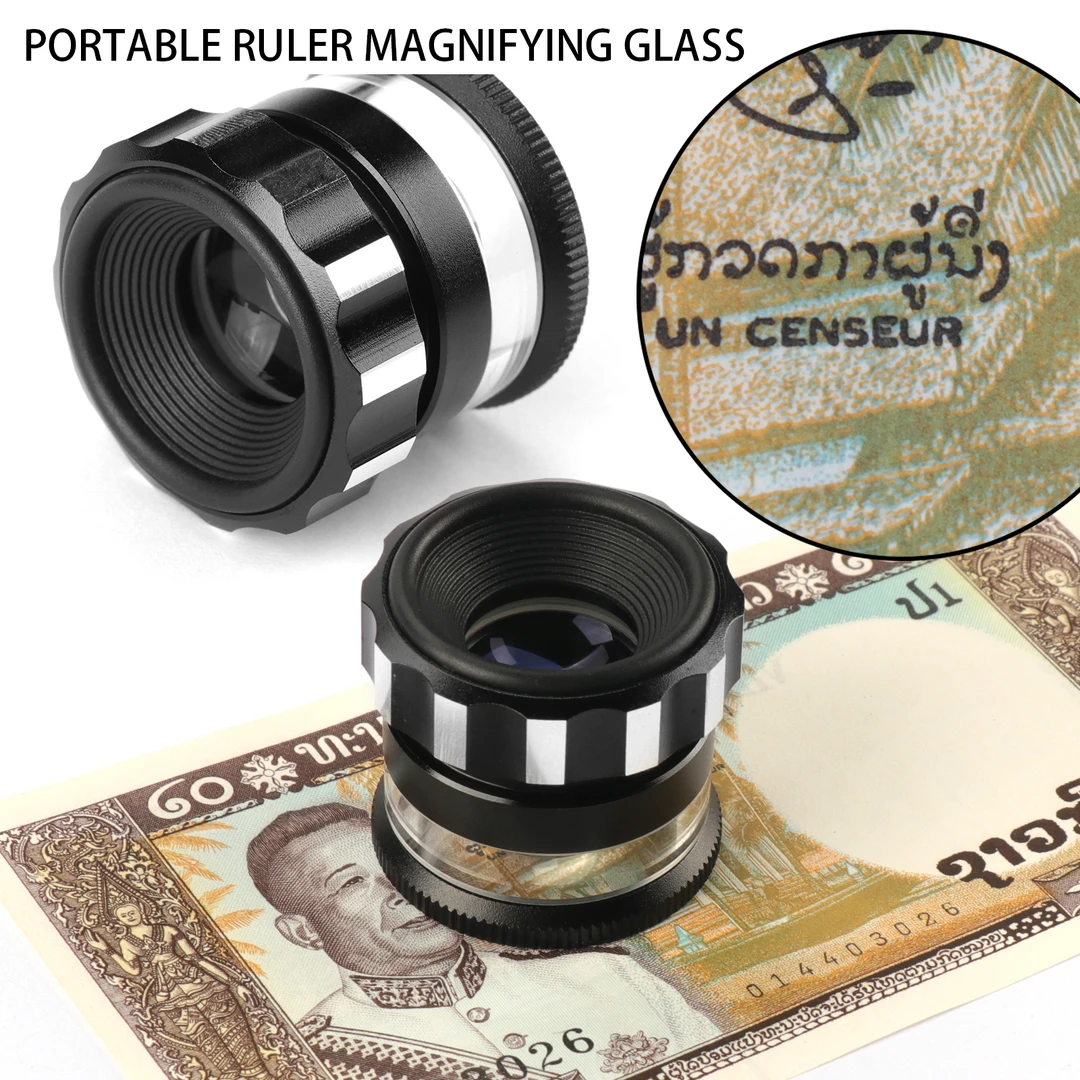 HANNIA/中科环亚30倍高清调焦标尺镜测距验钞检测宝石检测线路板