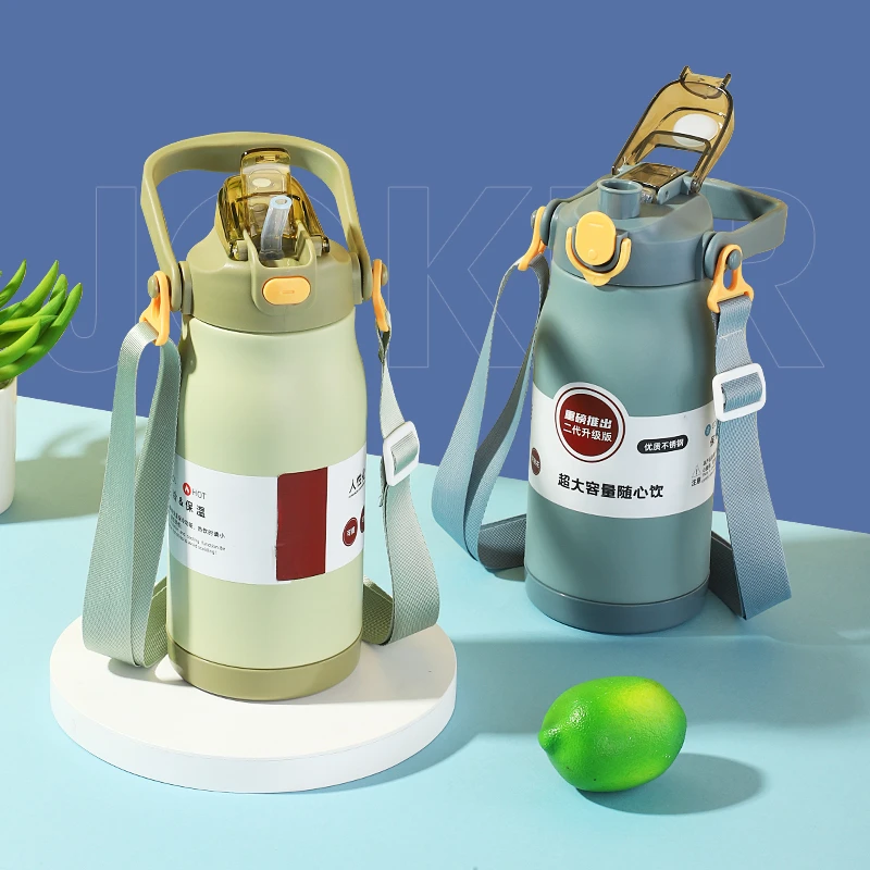 高档316保温杯不锈钢大容量户外男女旅游手提保温壶便携家居水杯