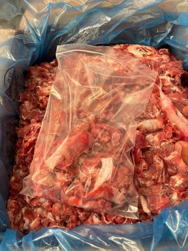 牛肉片喂狗牛肉边角料喂猫喂宠物宠物零食