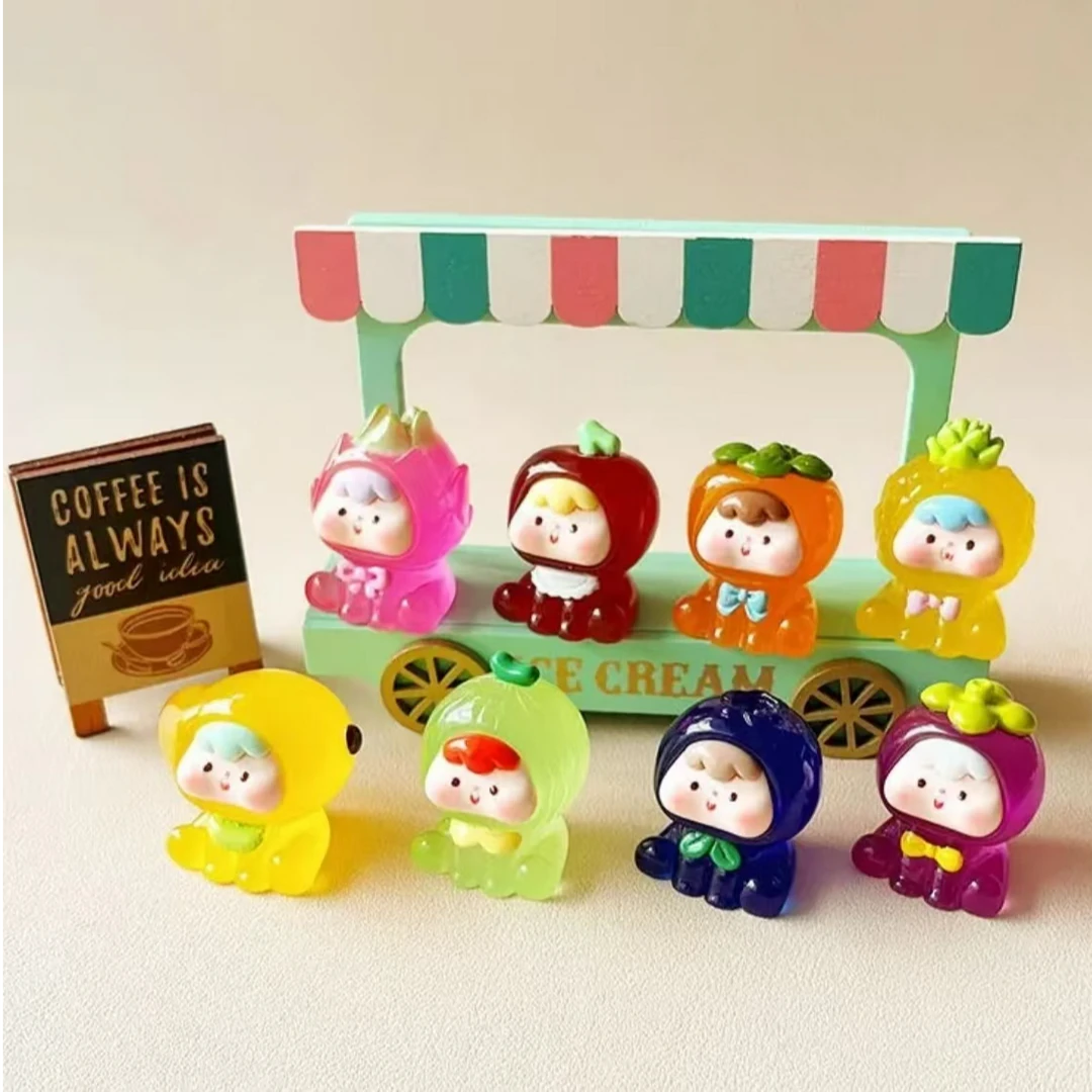 【直播拆】夜光四代水果崽崽DIY手工立体可爱卡通创意摆件