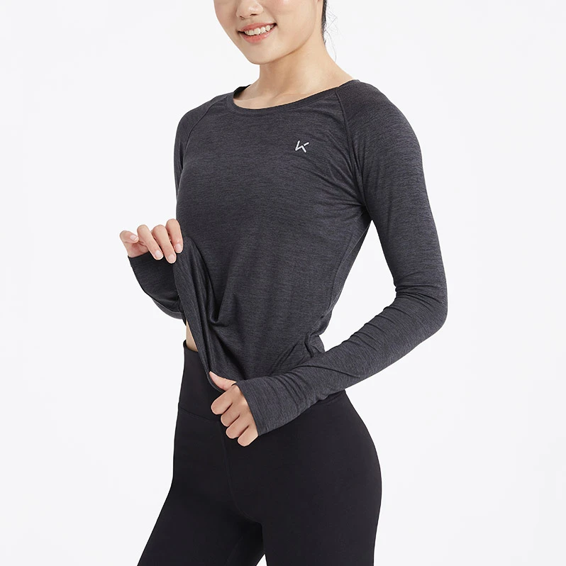 Keep旗舰店瑜伽运动休闲女子户外基础训练宽松显瘦长袖T恤