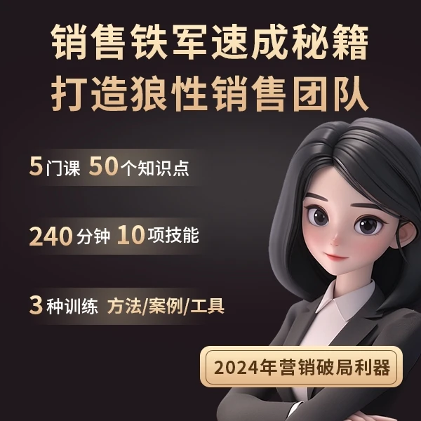 销售铁军速成秘籍——打造狼性销售团队