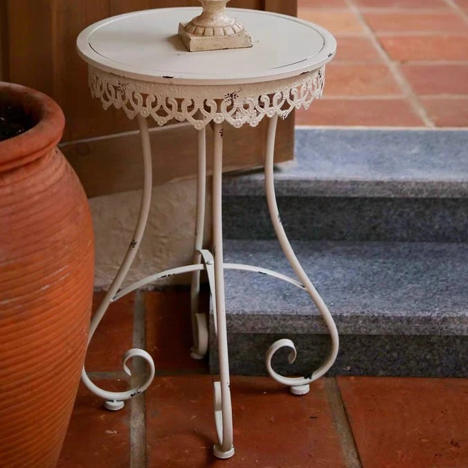 铁艺花架小桌子38*38*62