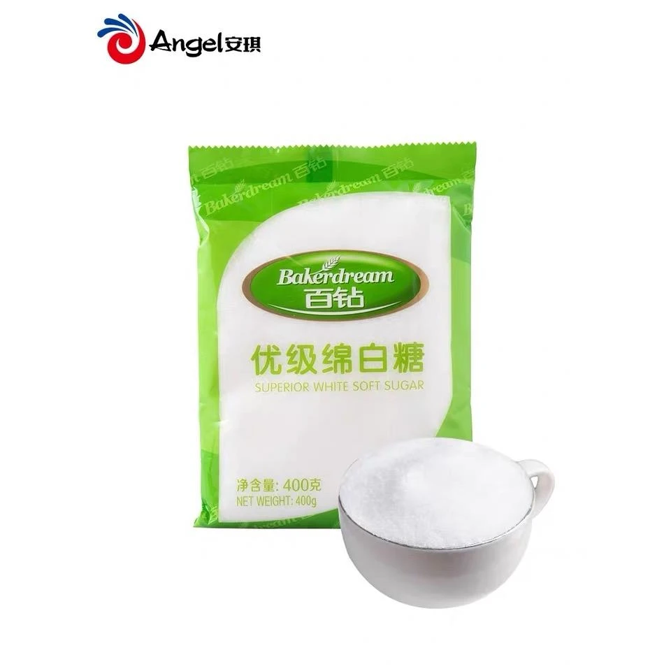 百钻优级绵白糖家用棉白糖食糖冲饮厨房调味品烘焙原料400g甜味