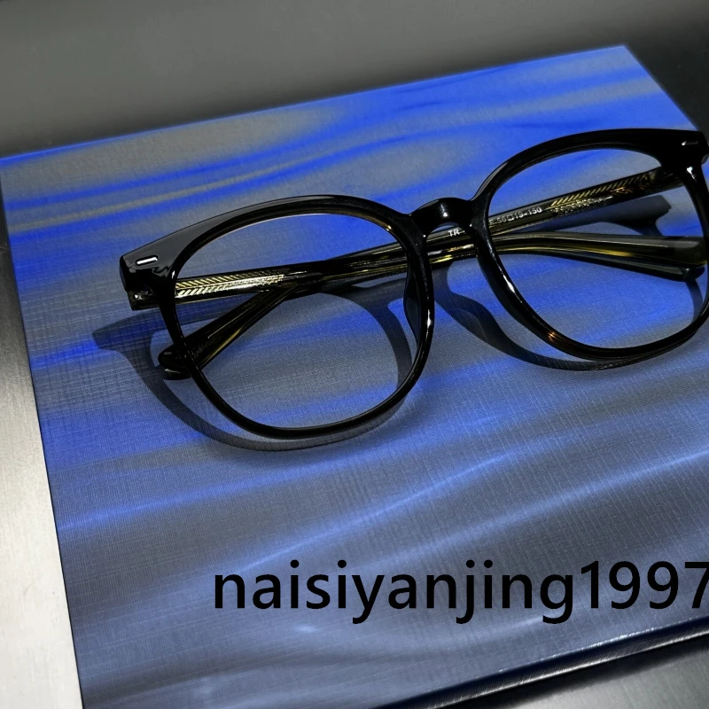 【超大脸专属】网红个性板材大框防蓝光近视镜框复古质感光学眼镜09