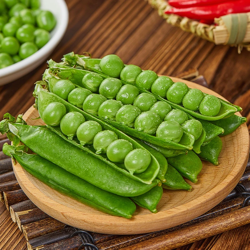 云南新鲜甜豌豆高原豌豆米产地现摘现发豌豆荚带青壳发货