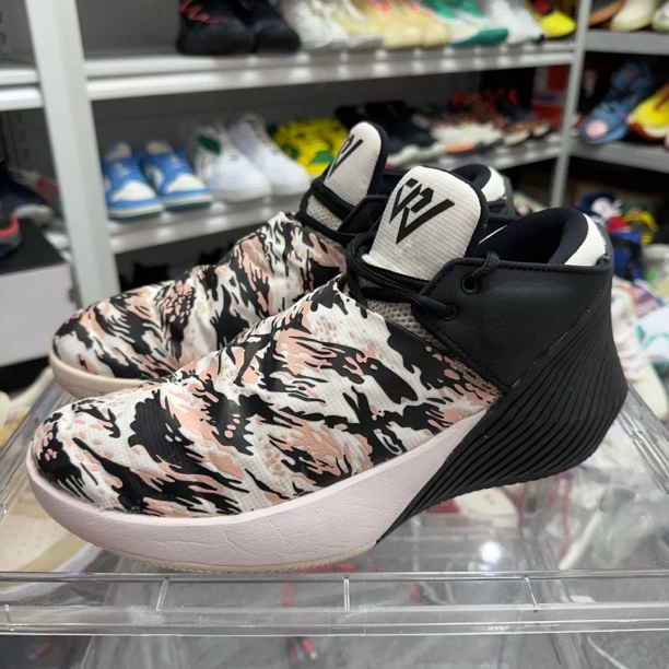 42码 威少1代粉迷彩 99新不是原鞋垫