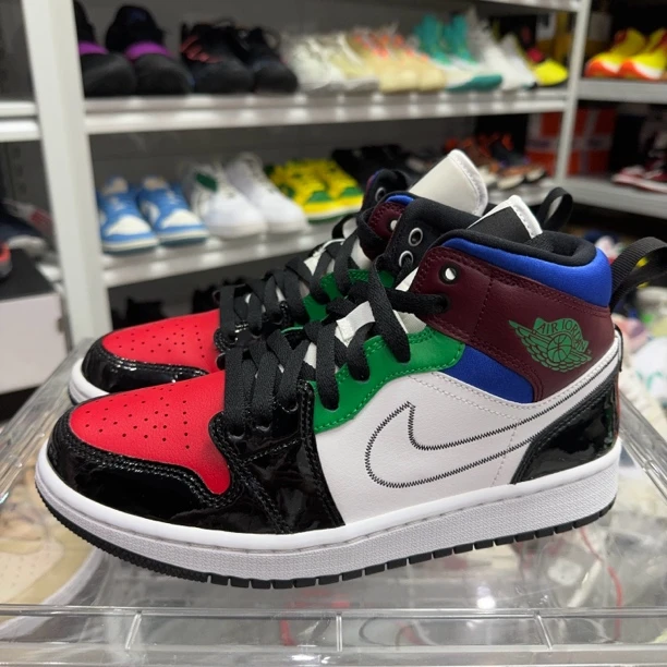 39码 aj1彩色拼接 99新 市价1499