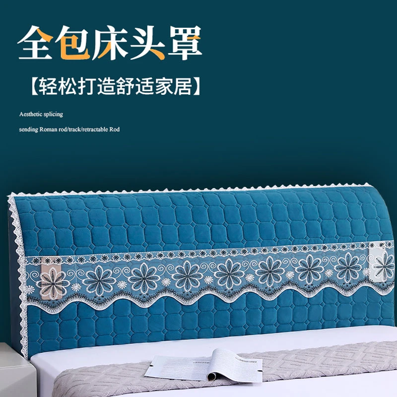 通用欧式家用床头套2026年新款全包弧形床头罩保护套软包布靠背罩