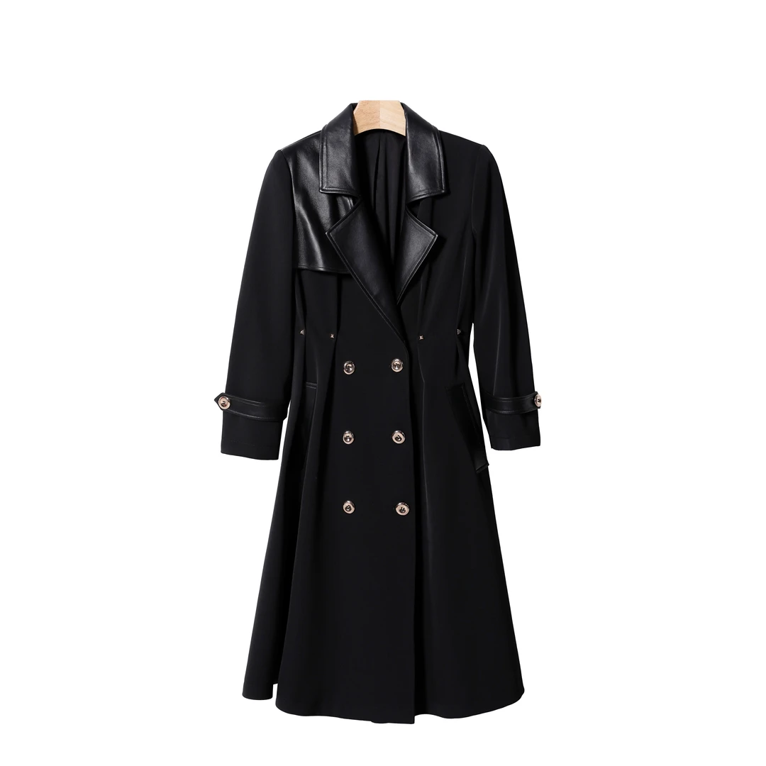 女士外套舒适常规款2024新款风衣582305