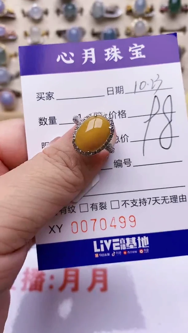 【闪购商品】翡翠戒指银S925镶嵌/0499
