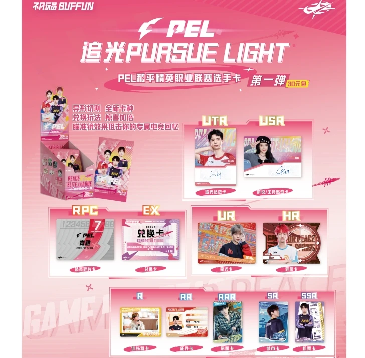 【许愿战队/选手】PEL和平精英职业赛选手追光PURSUE LIGHT30元包