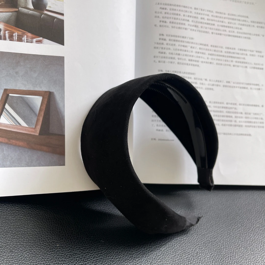 【高颅顶发箍】美式纯色宽边发箍防滑简约ins出片发饰