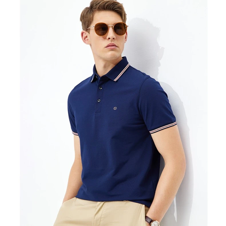 22夏季新品棉质柔软短袖t恤男士Polo衫 M03120100