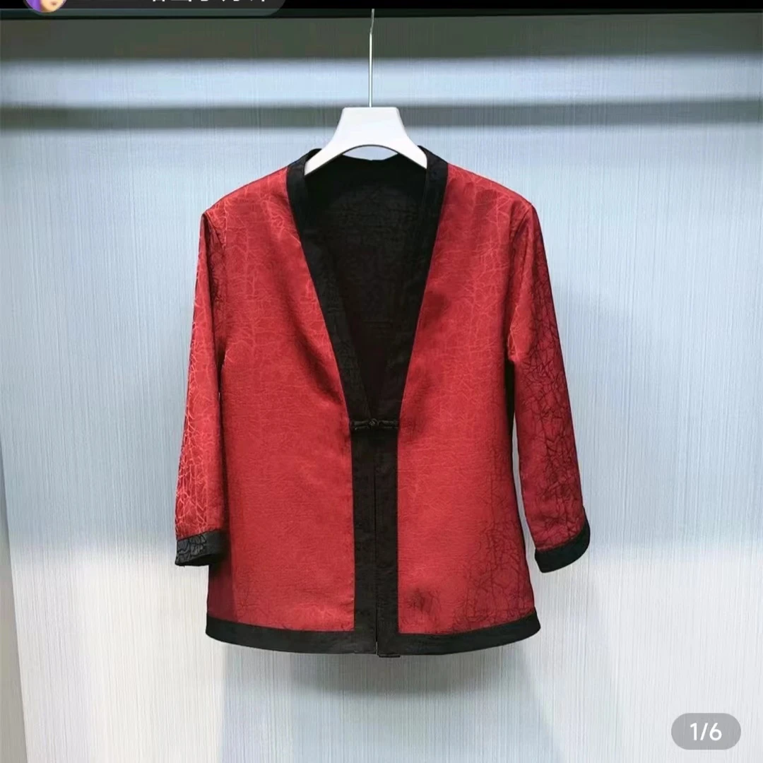 重磅龟裂纹双面双穿百搭气质显瘦外套9