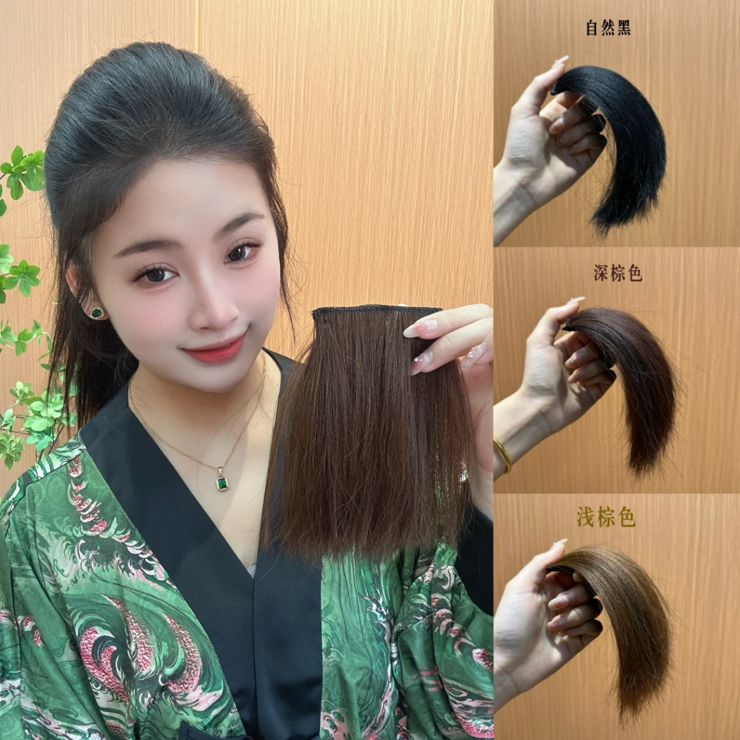 玉米须垫发夹片 垫高头顶增发量无痕隐形发丝蓬松垫发器