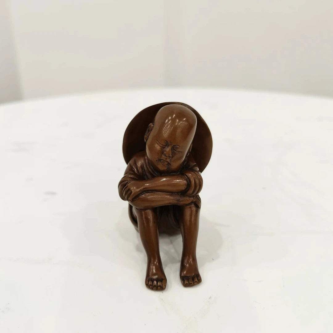 全铜    罗汉（小）摆件