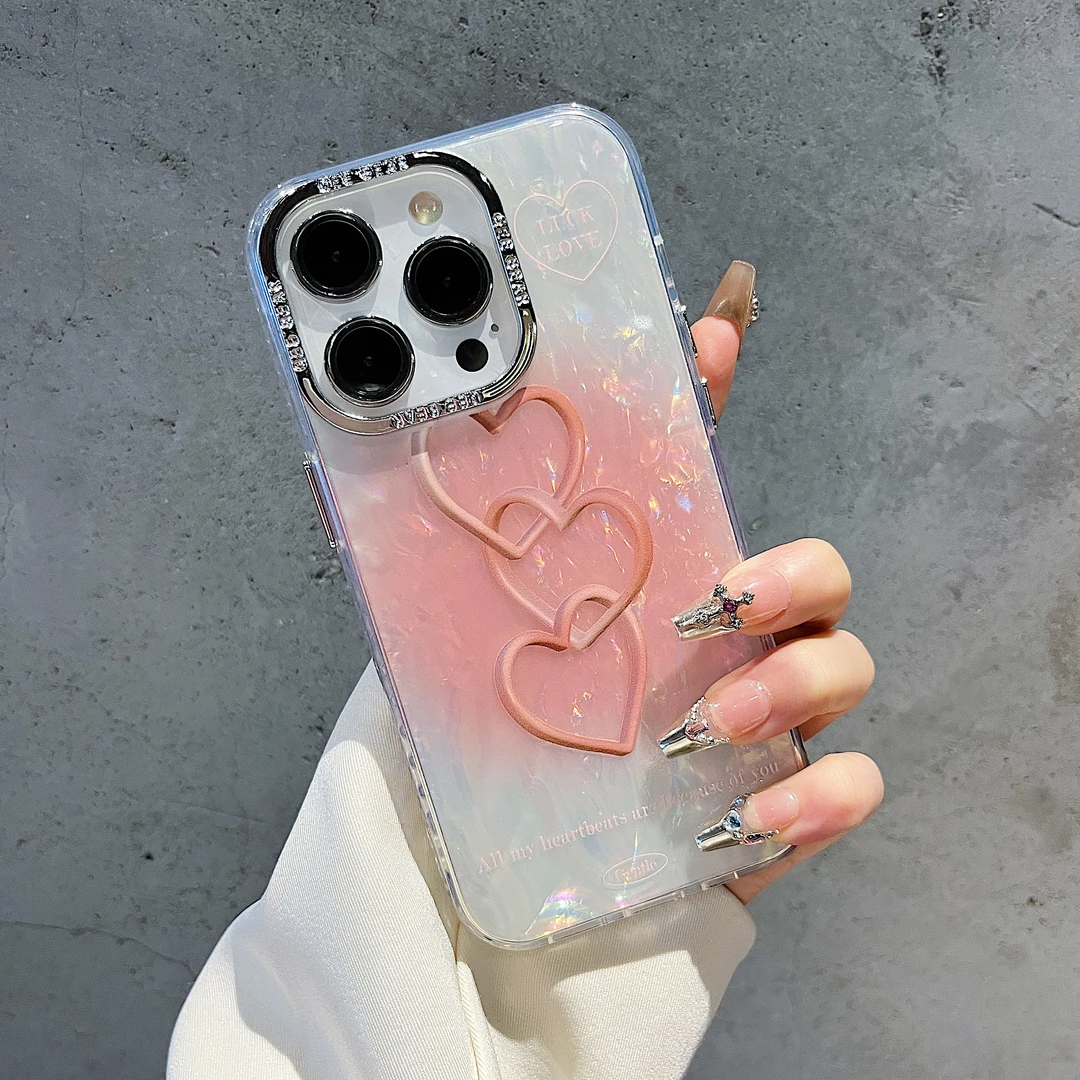 贝壳纹适用苹果15/iPhone14手机壳13promax新款12Pro软11潮15pro