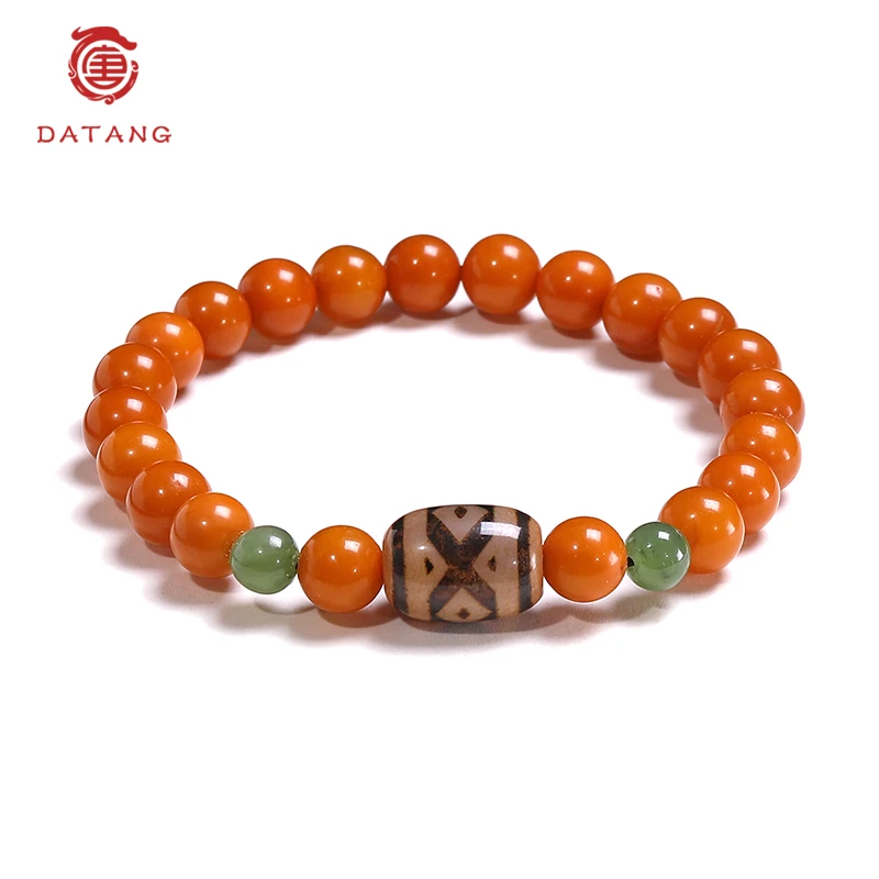 金眼蜜蜡手串S24518