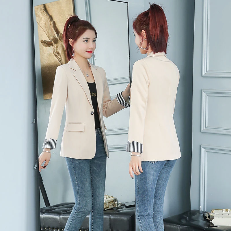 西装外套女2025网红新款爆款春秋韩版修身休闲气质百搭显瘦小西装