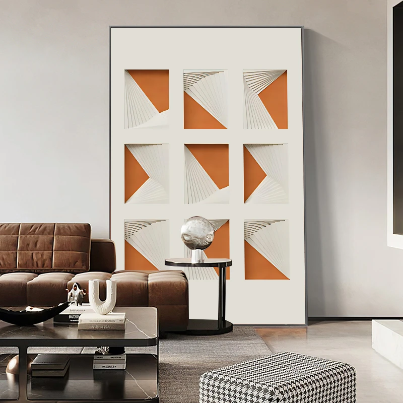 优品 - 【格调】现代简约客厅挂画沙发背墙落地装饰画抽象