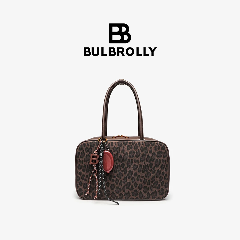 BULBROLLY经典豹纹保龄球包BBL2491615咖色