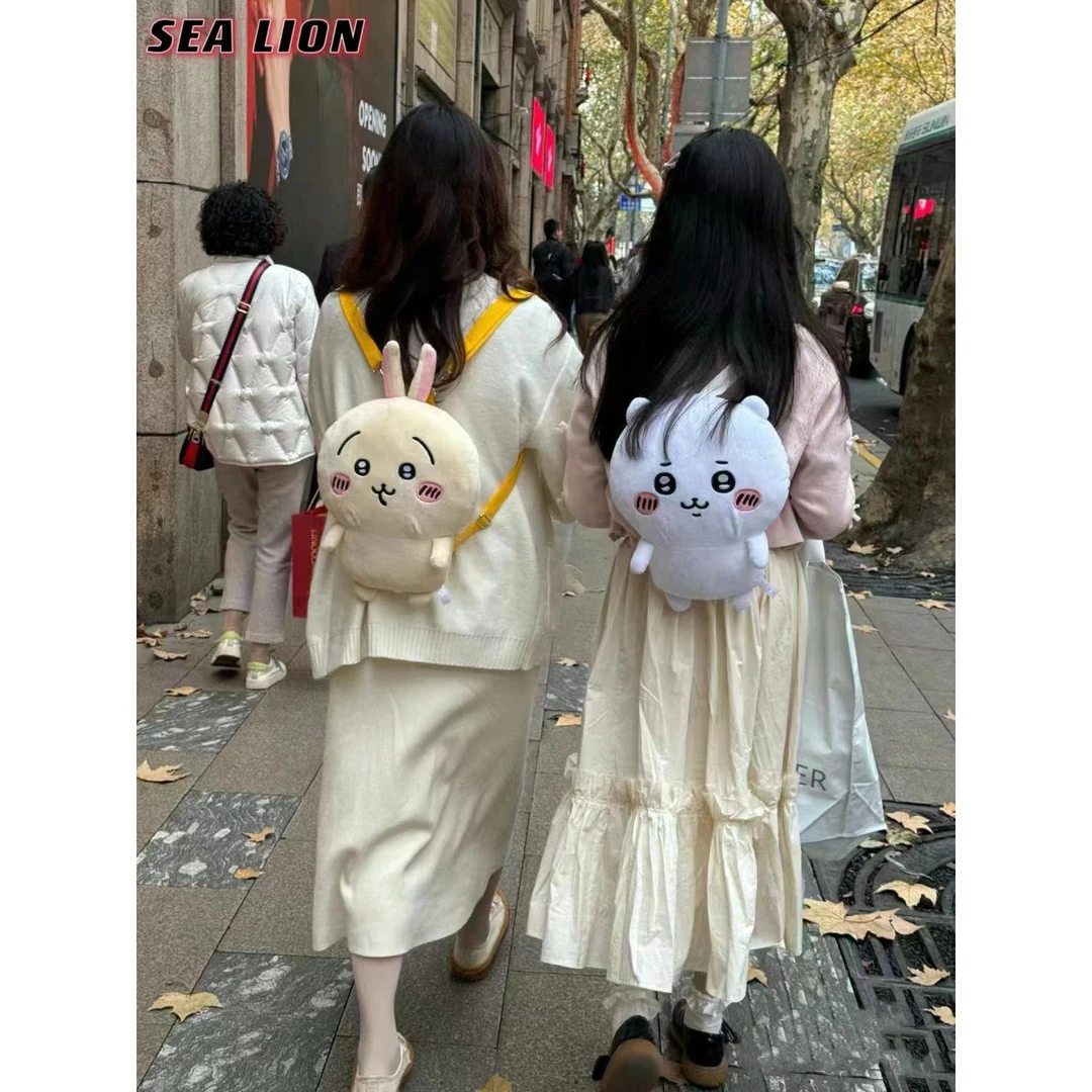 SEA LION卡通玩偶双肩包乌萨奇小八哈奇吉伊卡哇生日礼物可爱女潮