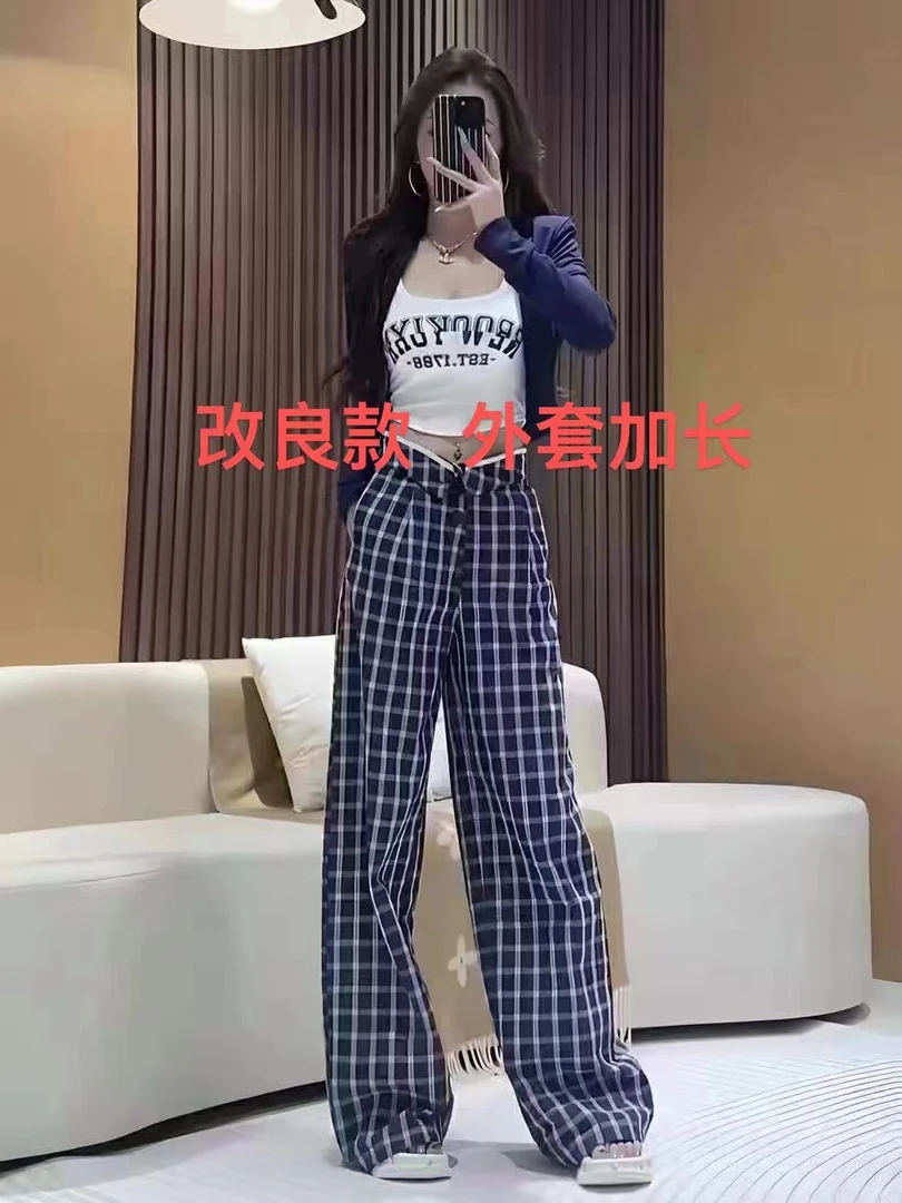 辣妹时尚套装女2024早秋新款长袖开衫+短款小吊带背心美式两件套