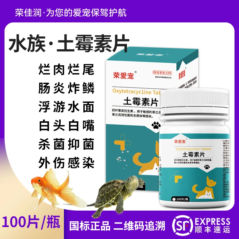 预防兽用水族鱼病观赏鱼锦鲤金鱼烂肉感染尾水霉杀菌消炎鱼缸池塘