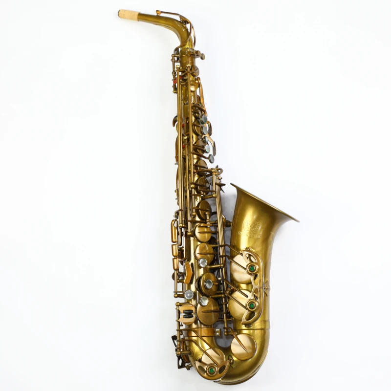 裸铜中音降E调萨克斯 专业演奏 初学者 零基础 考级 萨克斯（浅色）