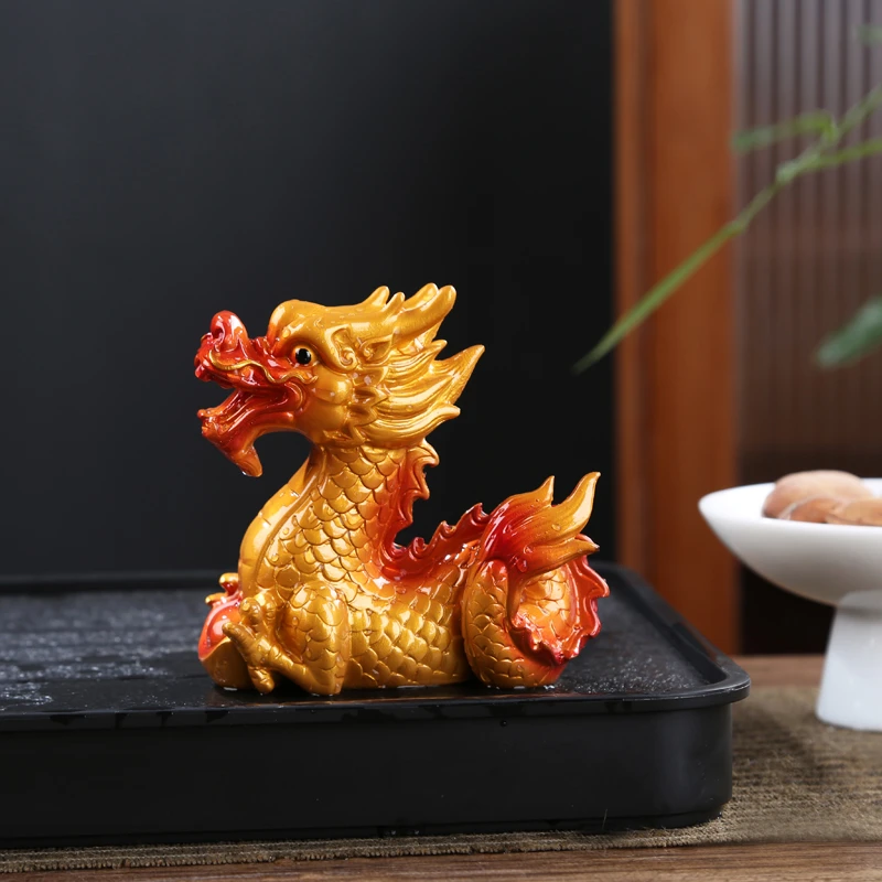 创意变色茶宠祥龙麒麟摆件招财瑞兽家用可养茶桌茶道配件茶盘茶玩