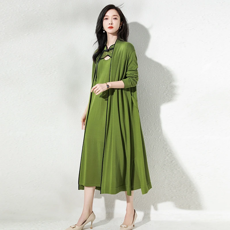 【今彩家】58601 绿色新款时尚设计师款宽松外套