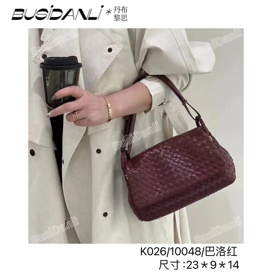 K026/10048/巴洛红BusiDanli高端定制手提包轻奢经典