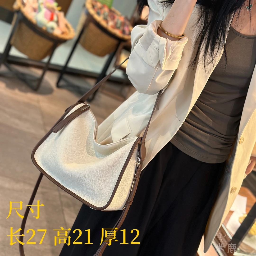 6019新款斜挎包大胃王单肩手拎包时尚气质真皮休闲百搭简约