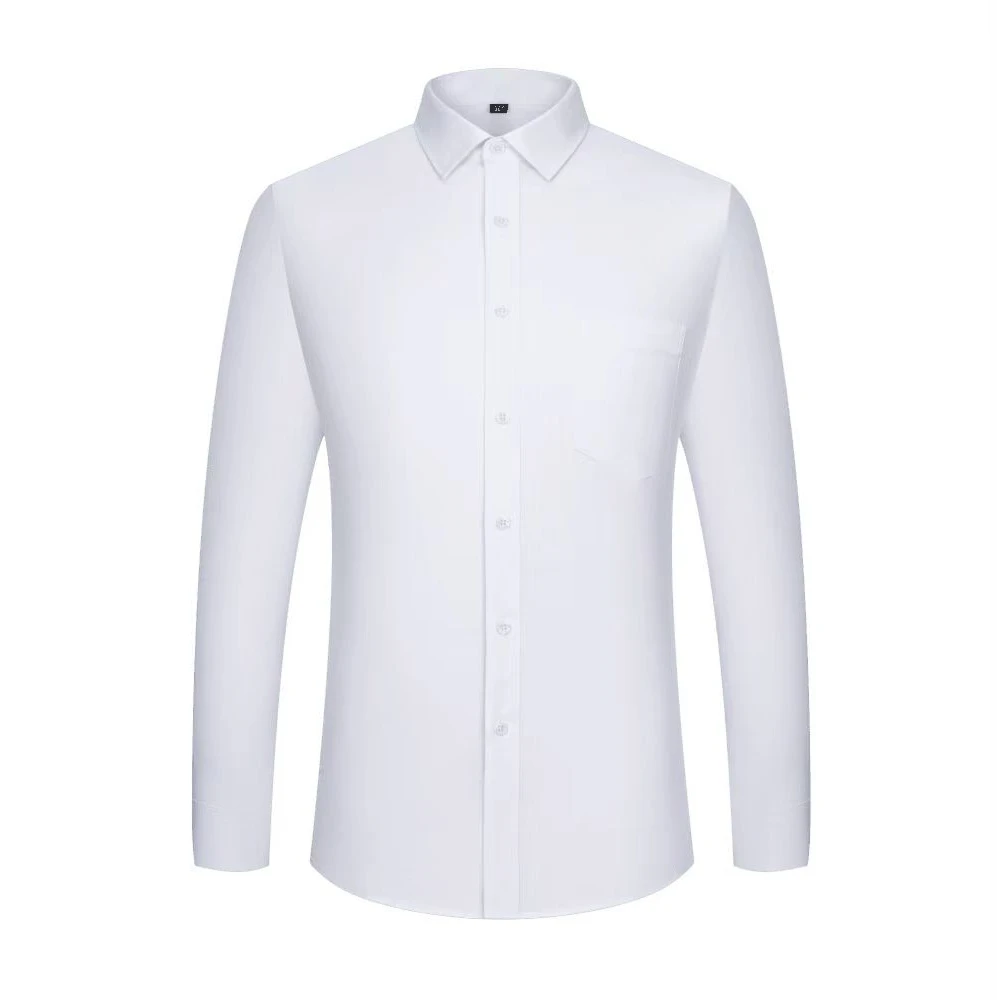 亨赞服饰男款秋冬商务衬衫长袖衬衣纯色职业