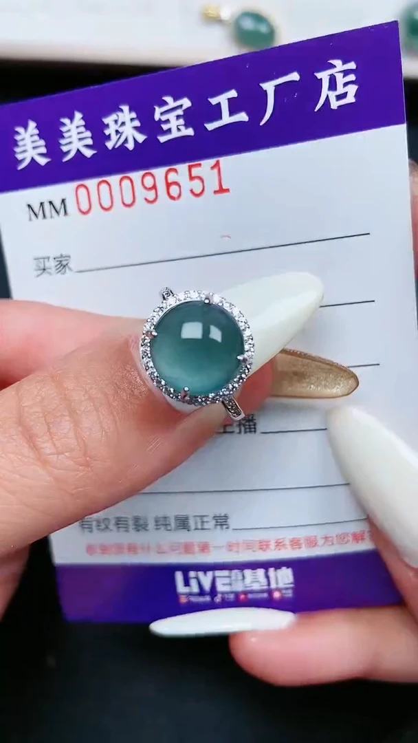 【闪购商品】翡翠颈饰银S925镶嵌9651