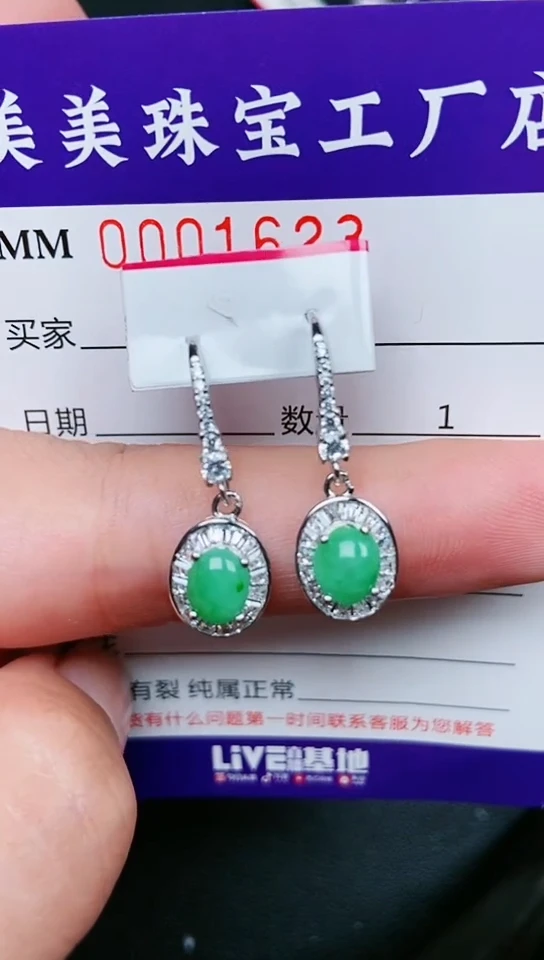 【闪购商品】翡翠颈饰银S925镶嵌1623