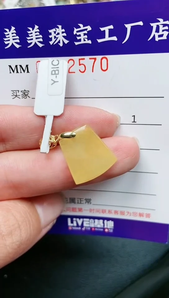 【闪购商品】翡翠颈饰银S925镶嵌2570
