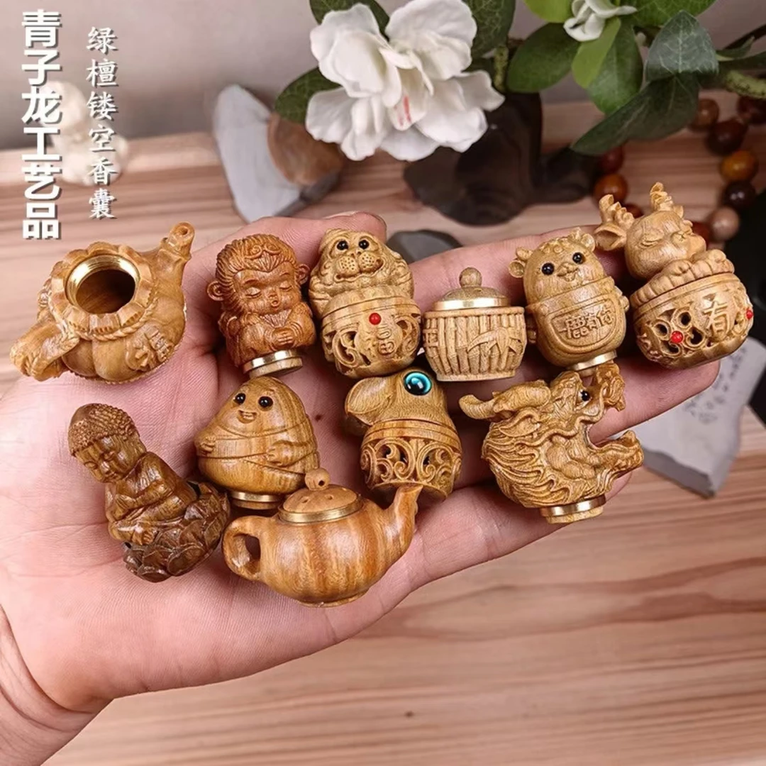 （个人单）雕刻挂件木制摆件