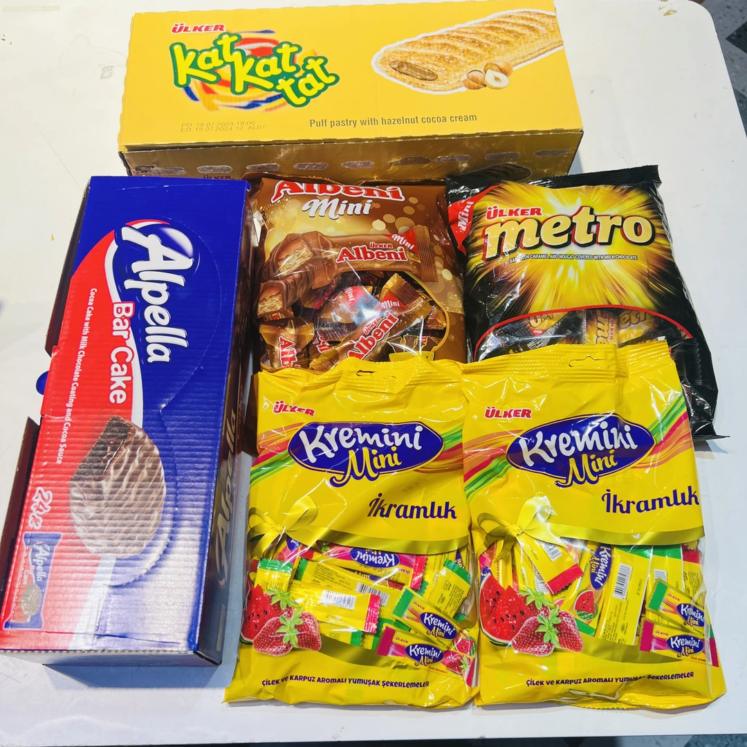 ULKER/优客肉孜节套餐 katkat alpella kremini 组合 发6包产品