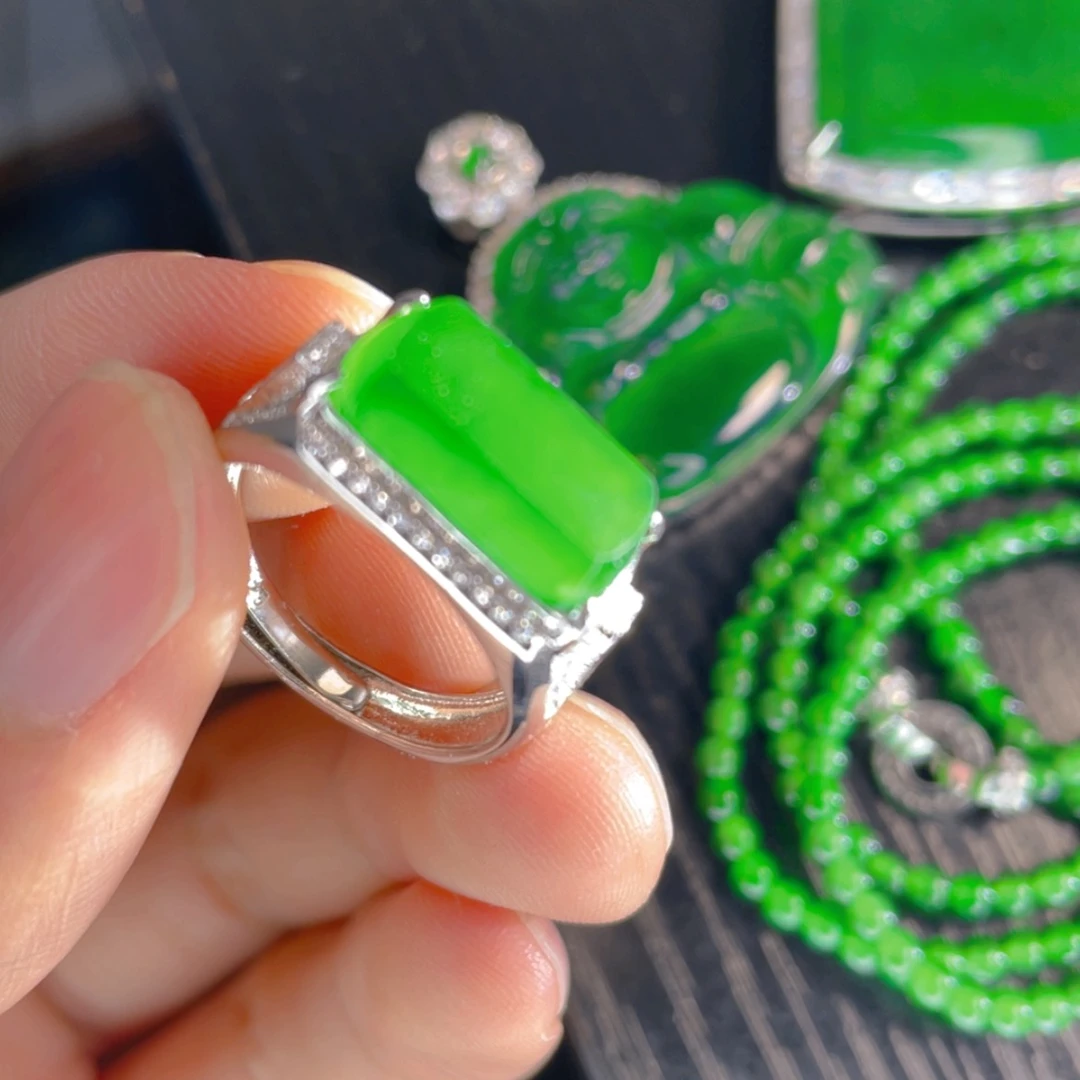 【闪购商品】翡翠颈饰银S925镶嵌