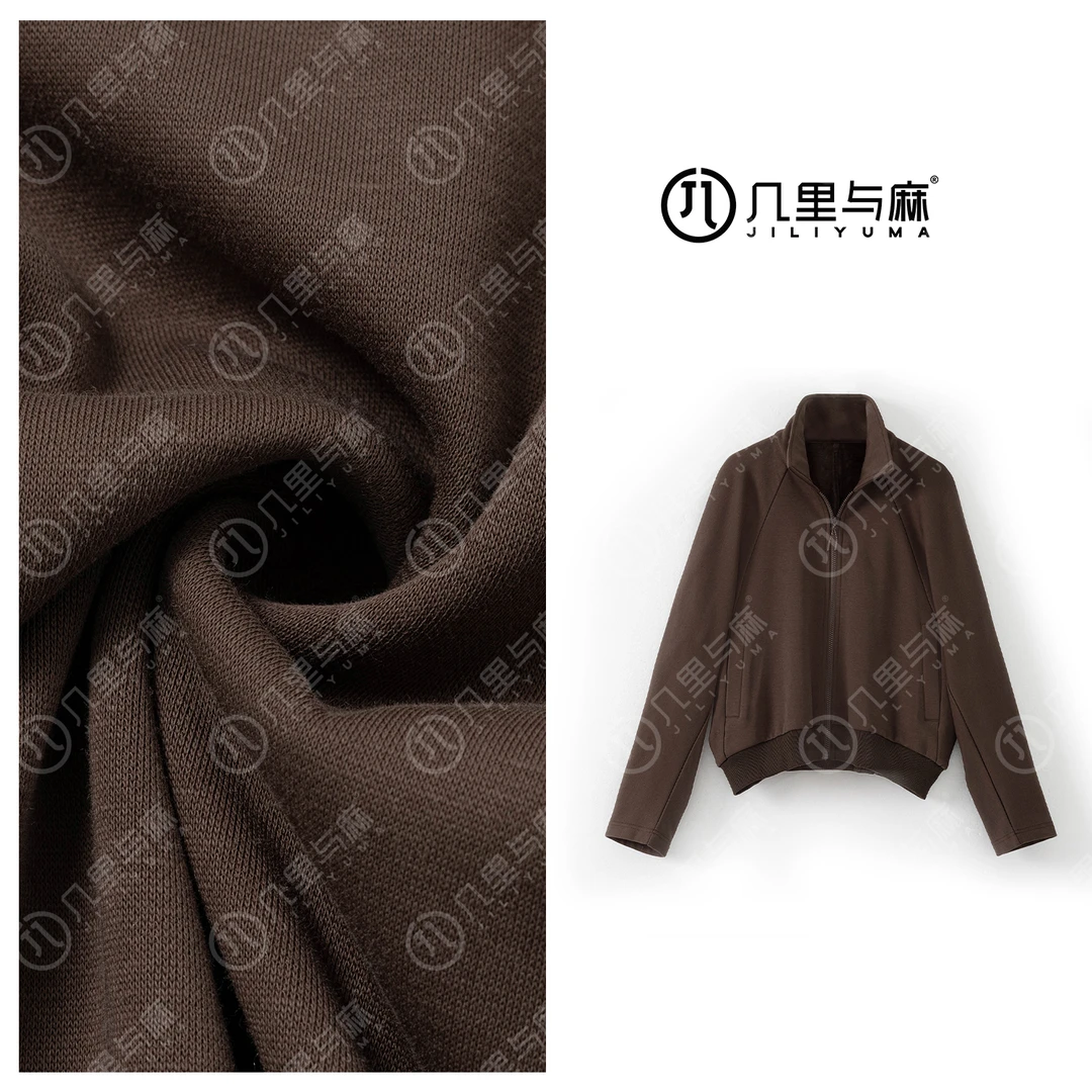 （几里）时尚百搭复古立领外套上衣 衣长56 胸围106 1092484