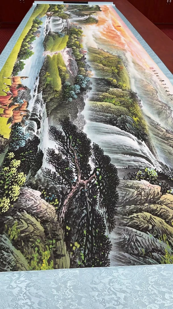 国画手工绘画3307