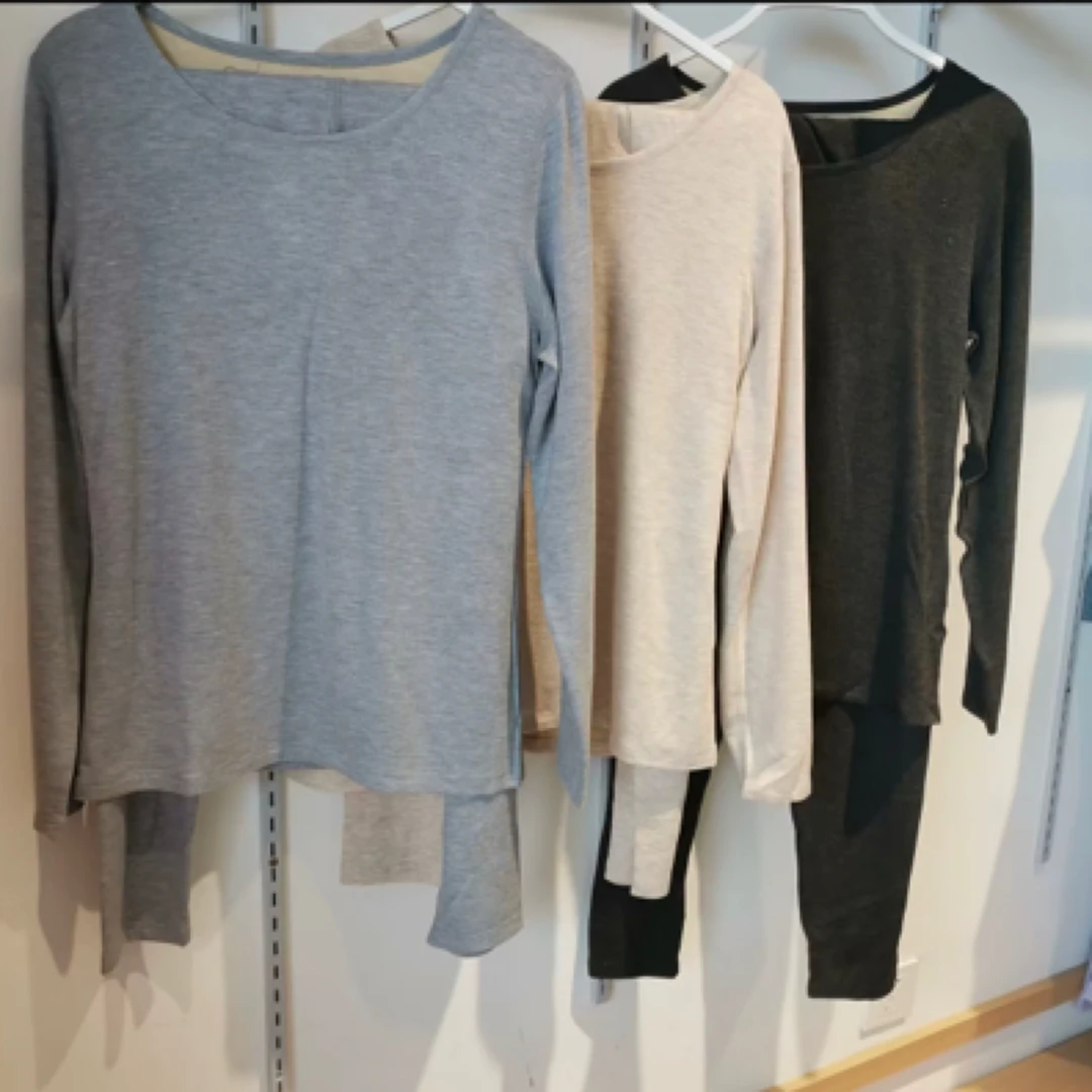 门店239】女士轻.羽. 绒.超舒适柔软秋衣秋裤套装11E8