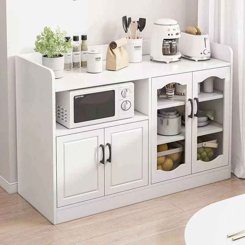 新疆包邮餐边柜碗柜家用厨房橱柜柜子储物柜客厅靠墙茶水柜酒柜收