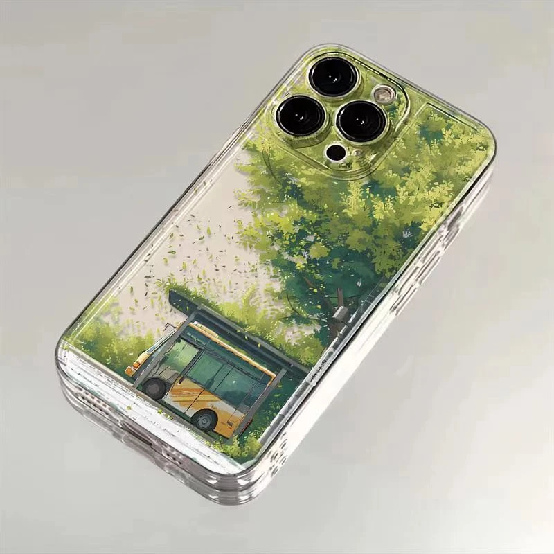 停车场适用苹果13/14手机壳iphone15pro12女11小米vivo华为oppo