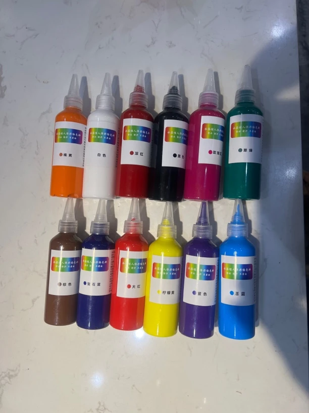 聚星绘画人体彩绘防水防汗不晕妆色料12瓶