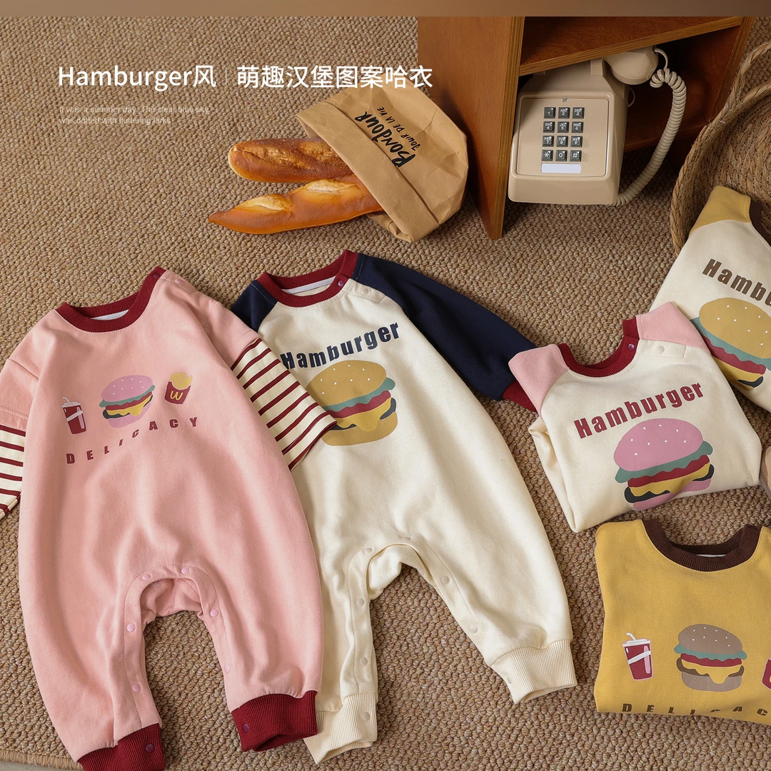 小O爸女婴童小童连体哈衣BMX94345 LUSON