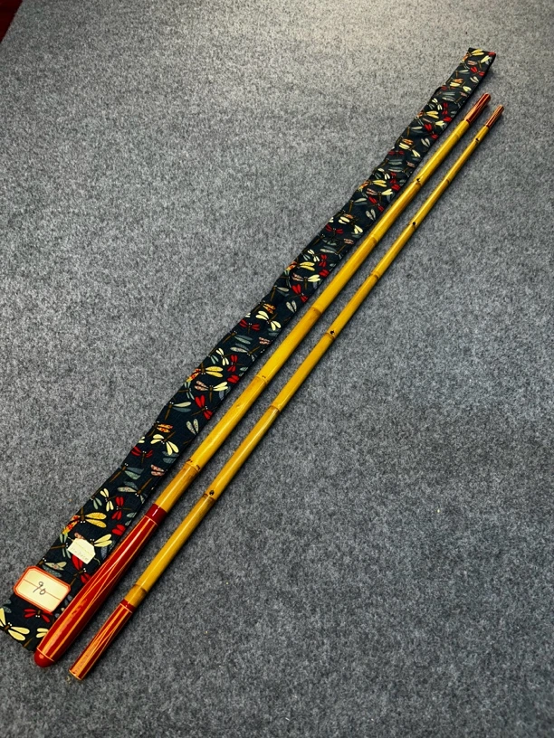 手工竹鱼竿竿掛玉柄长101/103，14.5/16.5先11/15重78/130